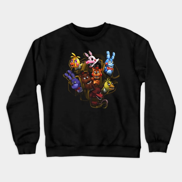 Five Nights at Freddy's 2 Crewneck Sweatshirt by rezahardan